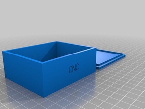 cncbox85x70x35 containers customized 3d print model - Mito3D