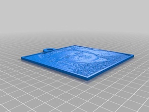 bb lithopane 2d art personalizado 3d print model - Mito3D