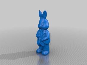 mr bunny scans & replicas easter figurine scan 3d print model - Mito3D