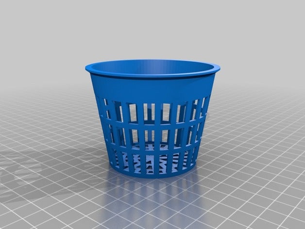 meine angepasste parametrische net-pot-net-cup-Hydroponik, aeroponics fogponics outdoor & Garten kundengebundene 3D print model - Mito3D