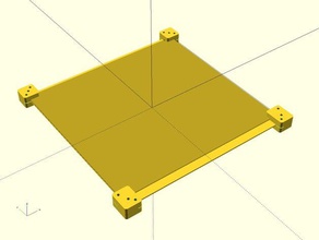 ekobots - Tabelle fix beizutreten mendel prusa 3d-Drucker Teile pcb pcb-Halter Tisch Halter 3d print model - Mito3D