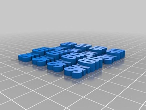 sight words 3d printing 3d print model - Mito3D