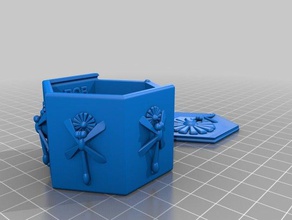 fairy dragonfly box 2 art createsilver nature nt present ver 3d print model - Mito3D