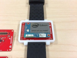 intel edison, guarda caso l'elettronica arduino compatibile edison orologio recinzione elettronica recinto l'iot indossabile 3d print model - Mito3D