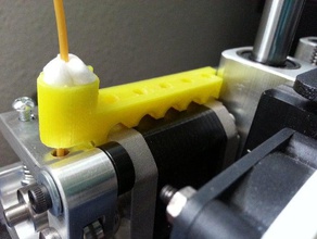 printrbot clip filament guide plus propre Imprimante 3d extrudeuses de nettoyage simple en métal 1403 3d print model - Mito3D