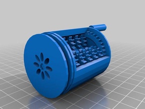 compact planetary gear set v1 3d printing crank experimental model toy winch 3d print model - Mito3D