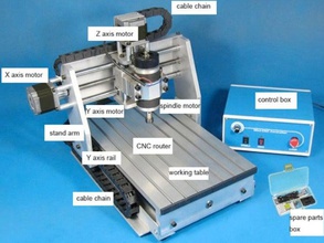 impreso caja de cnc 3020 la máquina herramientas 3d print model - Mito3D