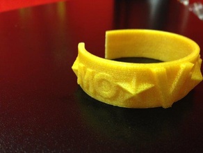 movimento 5 stelle braccialetto las pulseras m5s 3d print model - Mito3D