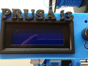marco lcd prusa i3 Die 3d-Drucker marcos 3d print model - Mito3D