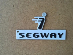 segway logo signs & logos 3d print model - Mito3D