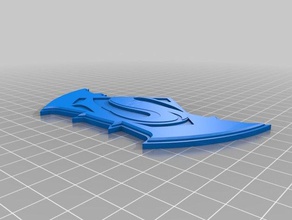 batman superman 3d printing 3d print model - Mito3D