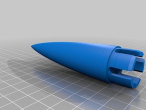mejorada cono de nariz hobby 3d print model - Mito3D
