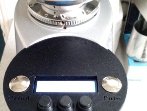 moedor de café funil timer no painel da tampa cozinha e sala jantar o mazzer temporizador 3d print model - Mito3D