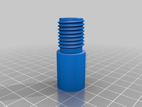 mi personalizados recipiente de agua tubo adaptador la manguera partes personalizado 3d print model - Mito3D