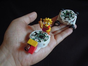 spazio comandante la robotica bluetooth controller lego mini robot piccola piccolo 3d print model - Mito3D