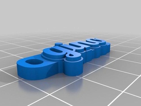 gino organización personalizado 3d print model - Mito3D