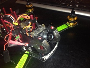 zmr250 tilt gimbal größer Abstandshalter die Löcher diy fpv zmr 3d print model - Mito3D