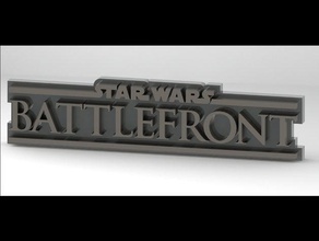 star wars battlefront video-Spiele 3d print model - Mito3D