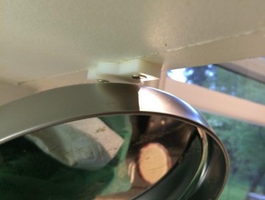 magnet-Halterung Haushalt latch magnet mount 3d print model - Mito3D