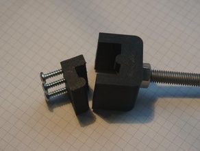 filament mount lulzbot taz 3d yazıcı aksesuarları 3d print model - Mito3D