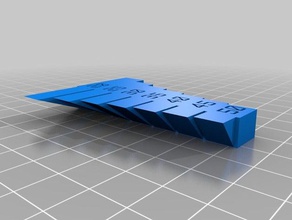 minha personalizado balanço de teste impressão 20 a 50 A 3d testes 3d print model - Mito3D