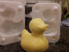 patinho de borracha do molde animais pato oogoo 3d print model - Mito3D