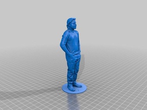standing figure alessio people body figurine human kinect man meshmixer netfabb person reconstructme 3d print model - Mito3D
