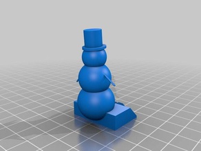 frosty snowman 3d baskı 3d print model - Mito3D