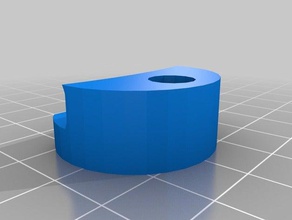 glass bed holder kossel mini 3d printer parts customizer 3d print model - Mito3D