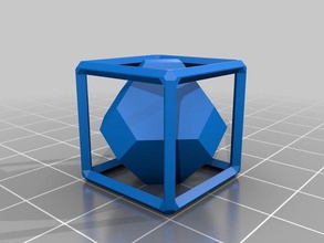 something inside toys games cube frame square 3d print model - Mito3D