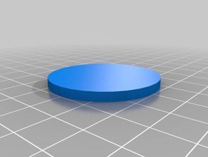 meine angepasste einfache disk-Loch kundengebundene 3d print model - Mito3D