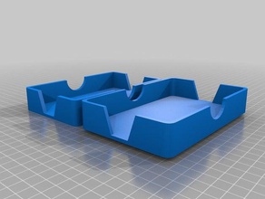 card box index cards 3x5 containers 3d print model - Mito3D
