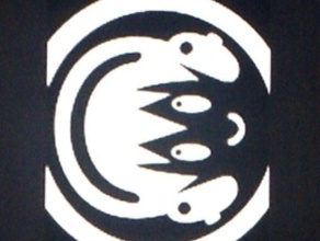 04-28 0642 sonico emblema sinais e logotipos 3d print model - Mito3D