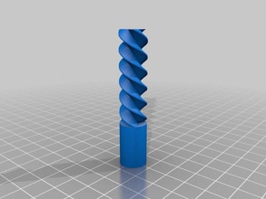 Achse dreifach-Schaltung math Kunst 3d print model - Mito3D
