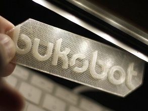 bukobot logo print test signs logos deezmaker 3d print model - Mito3D