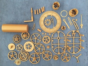 thegoofy mechanische Uhr, die vier Platten bauen hobby 3d print model - Mito3D