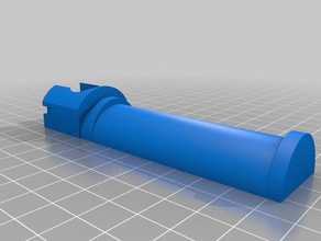 157 mm tuyau de montage support bobine Imprimante 3d accessoires filament le titulaire mont la pipe 3d print model - Mito3D