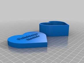caja corazon porte-outils & boîtes 3d print model - Mito3D