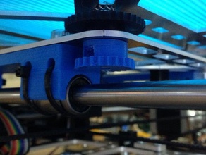 k8200 m4 nut holder printing bed 3d printer parts print velleman 3drag 3d print model - Mito3D