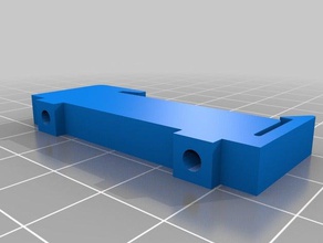 exp-350 plaquette de montage rail din avec clip l'électronique planche à pain le sans soudure 3d print model - Mito3D