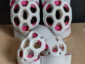 tamponi di protezione il gomito ginocchio pad protettivo skate skateboard 3d print model - Mito3D