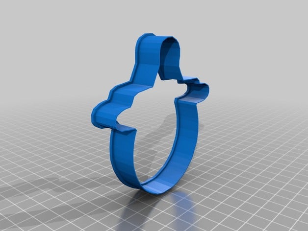 baby cookie cutter kitchen & dining cookiecutter cookies 3D print model - Mito3D