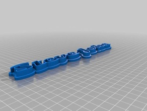 steve jobs textplate esculturas personalizado 3d print model - Mito3D