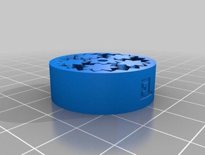 my customized gear bearing 30mm parts 3d print model - Mito3D