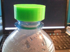 screw-on bottle cap household cocacola screwon 3d print model - Mito3D