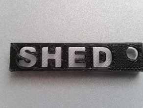 shed key fob outdoor & garden 3d print model - Mito3D