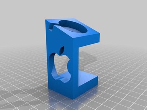 apple watch stand logo accessoires 3d print model - Mito3D