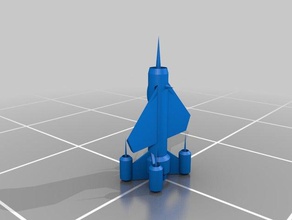 thunderbird 3d printing bird island pane plane rocket thunder toy tracy isl 3d print model - Mito3D