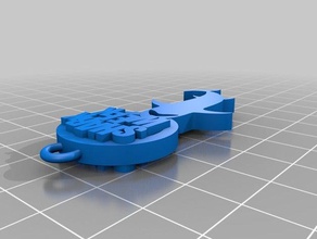 shark week-Schlüsselanhänger Schlüsselanhänger keychain Hai sharkweek silhouette 3d print model - Mito3D