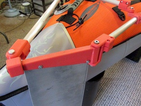 rudder inflatable kayak sport & outdoors 3d print model - Mito3D